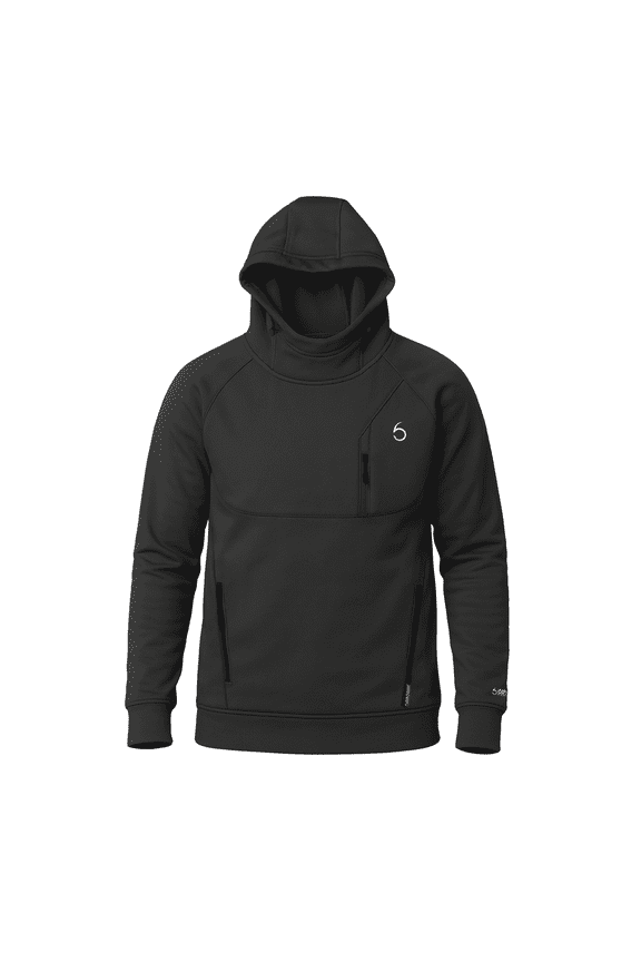 FishDock Hoodie, Midweight Performance Fishing Pullover with Fleece Lining and Zipper Pockets