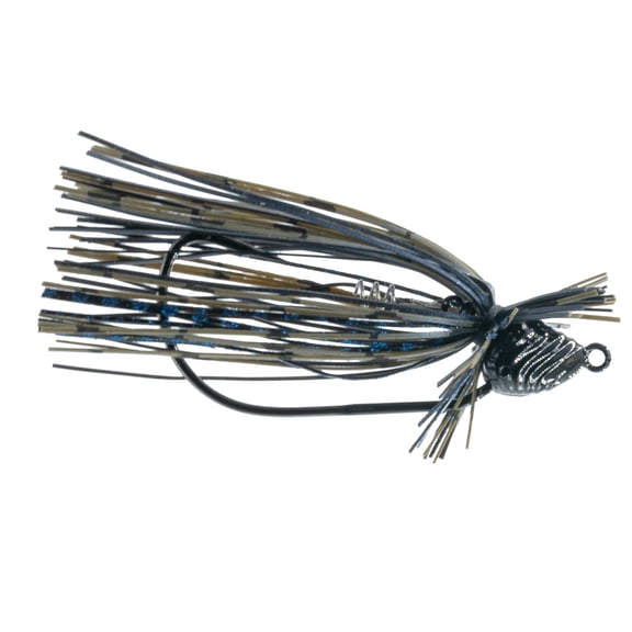 6th Sense Axle Hybrid Finesse Jig, Compact Power Fishing Jig with R-Bend Hook Design