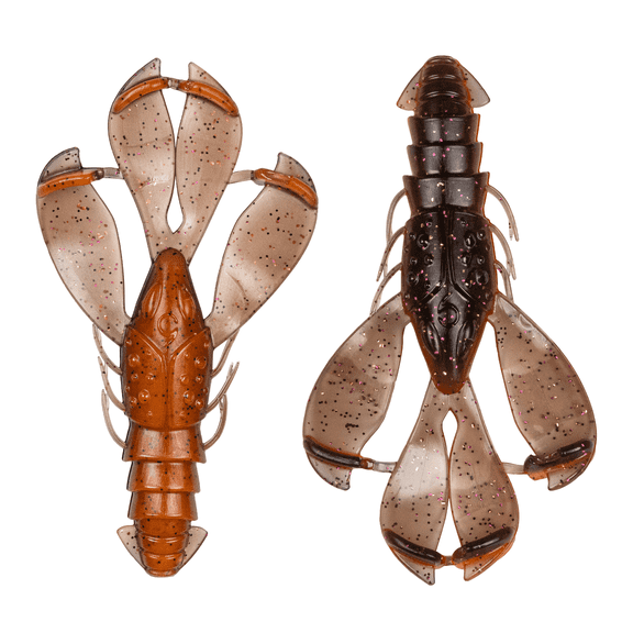 6th Sense Congo Craw 3.8 in Soft Plastic Creature Bait Hybrid Craw Design Bass Fishing Lure 6 Pack Made in USA
