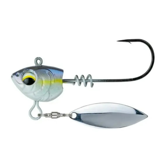 6th Sense Divine Underspin – Bass Fishing Lure with Screwlock Keeper, Willow Blade, and Realistic 3D Head