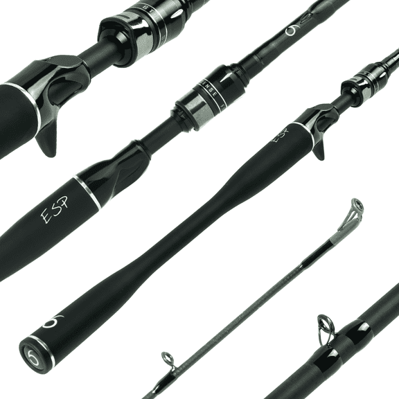 6th Sense ESP Series Fishing Rod Casting and Spinning Rod with 30 Ton Japanese Graphite Blank and Fuji Concept-O Guides