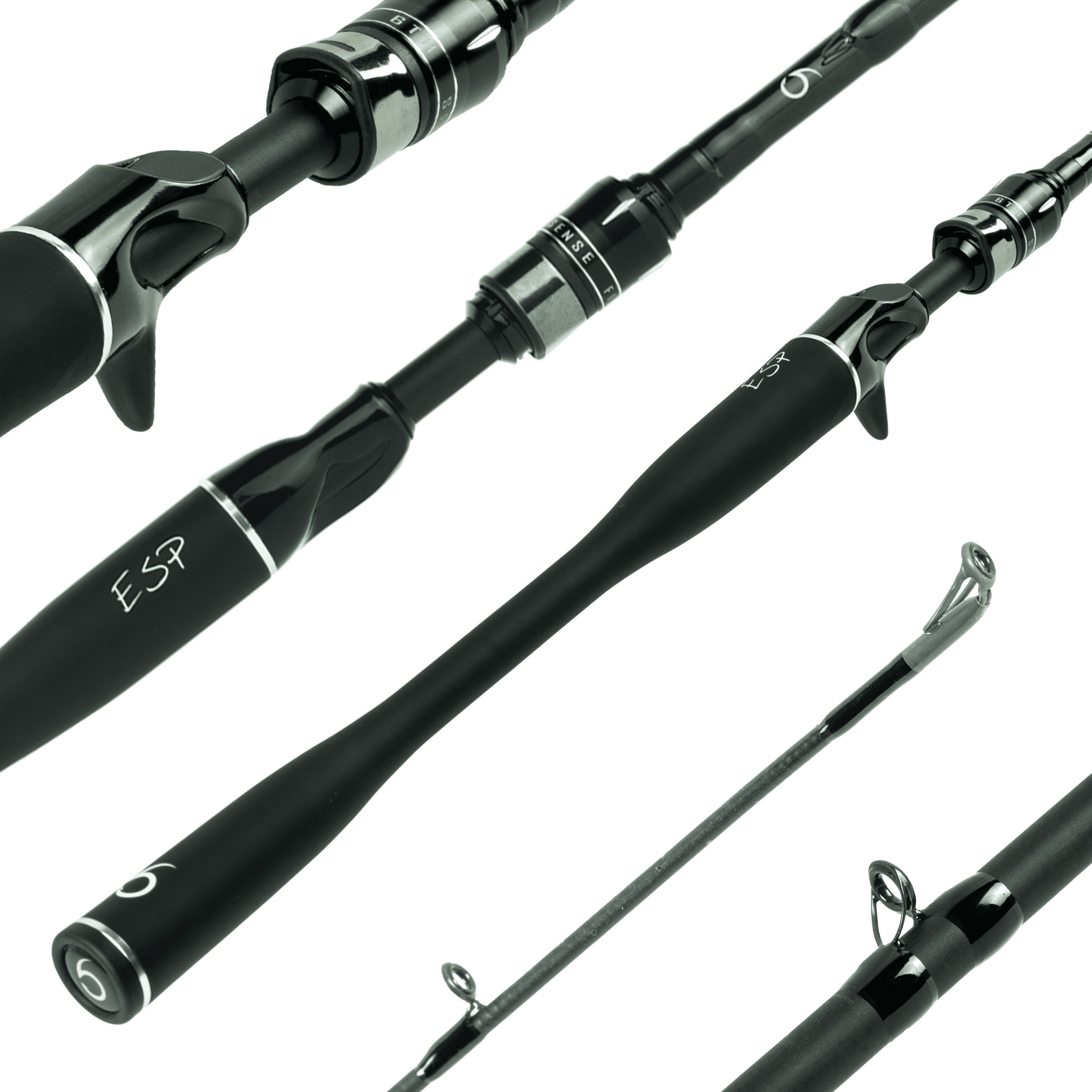 6th Sense – ESP Series Fishing Rod Casting & Spinning Rod with 30 Ton Japanese Graphite and Fuji Concept-O Guides