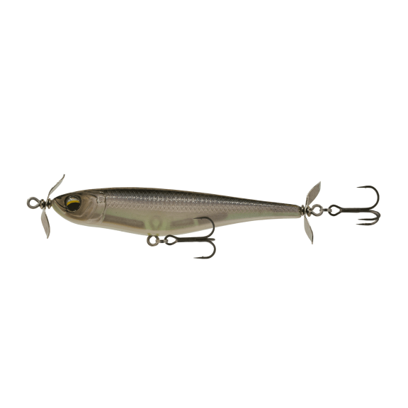 6th Sense Party Prop Finesse Hardbait Bass Fishing Lure, Dual Prop Slow–Sinking Design