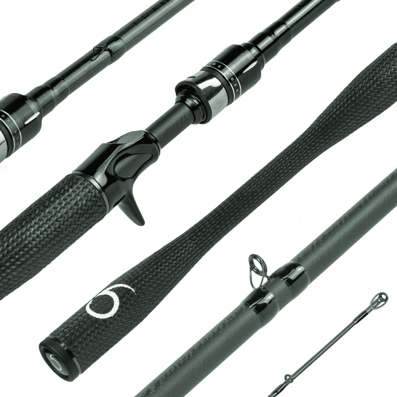 6th Sense Team 6 Series Fishing Rod Casting & Spinning Rod with 30 Ton Japanese Graphite and Carbon Fiber Handle