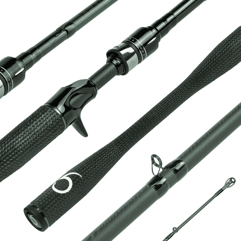 30 ft long graphite fishing poles Blackfin Offshore Elite OE71220S Spinning Rod meet affordability and quality Zebco Omega Pro Spincast Reel