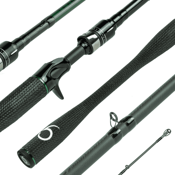 6th Sense – Team 6 Series Fishing Rod Casting & Spinning Rod with 30 Ton Japanese Graphite and Carbon Fiber Handle