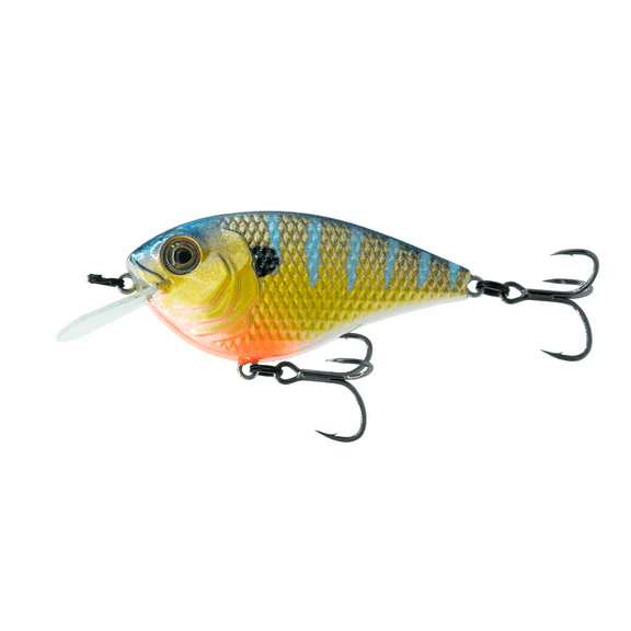 6th Sense Flat Finesse F4 Crankbait – Great Castability with Tight Wobble Action, Internal Weight Transfer for Long Distance Casting, and Circuit Board Bill