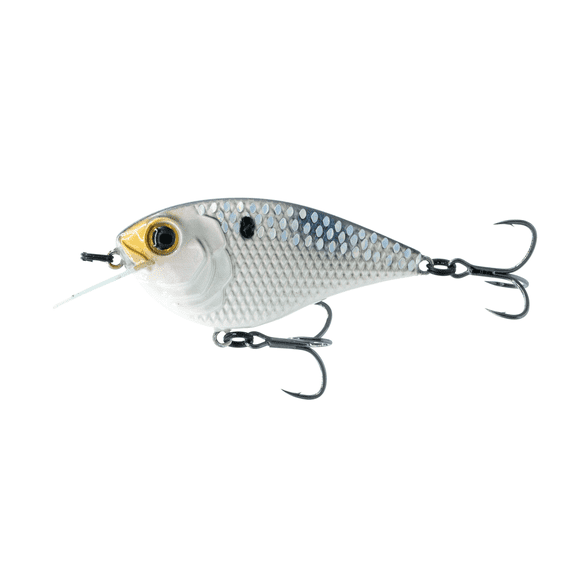 6th Sense Flat Finesse F4 Crankbait Bass Fishing Lure Tight Wobble Long Casting Hard Bait with Circuit Board Bill