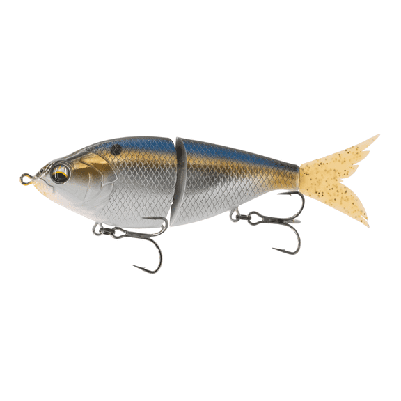 6th Sense Flow Glider 130 Glide Bait Bass Fishing Swimbait with Natural Baitfish Swimming Action and Multi-Joint Design
