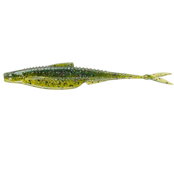 6th Sense – Flush 5.2" – Soft Jerkbait – Bass Fishing – Weedless Fins – Wide-Gap 5/0 Hook Fit - Made in The USA