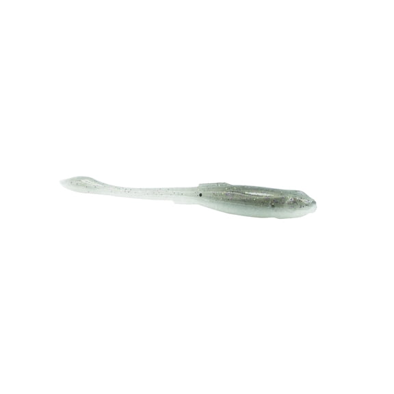 6th Sense – Glitch – Soft Plastic Bass Lure, Flat Belly Design, Realistic Bait Fish Movement, Enhanced by Proprietary 6th Scent – 3.8 inch (10/pk) - Made in The