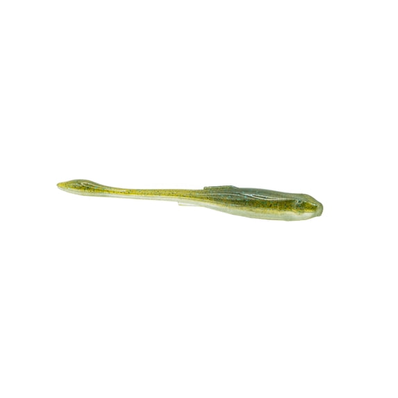 6th Sense – Glitch – Soft Plastic Bass Lure, Flat Belly Design, Realistic Bait Fish Movement, Enhanced by Proprietary 6th Scent – 3.8 inch (10/pk) - Made in The USA