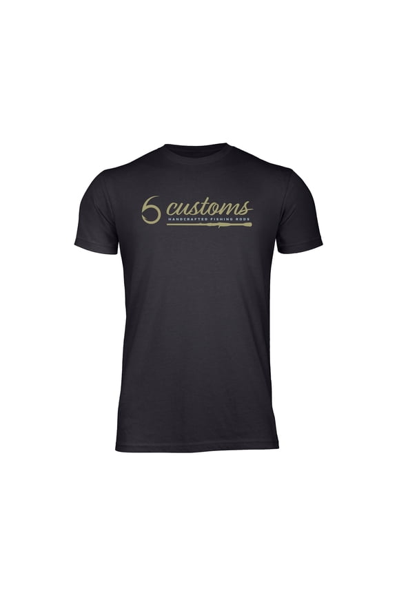 Handcrafted 6 Customs Graphic T Shirt, Athletic Fit Crew Neck Tee, Soft Cotton Poly Blend