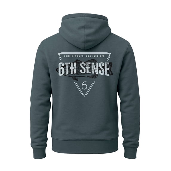 6th Sense Heavyweight Pullover Hoodie, Premium Cotton Blend Fleece Sweatshirt for Cold Weather Wear