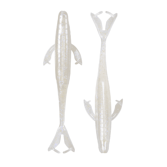 6th Sense Hondo 4.5 in Hybrid Soft Plastic Bass Fishing Lure Split Tail Baitfish with Side Appendages Made in USA