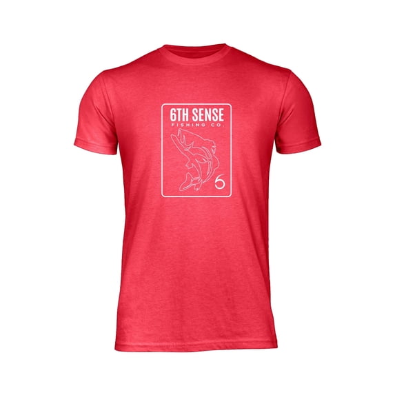 6th Sense Hook Spitter Graphic T Shirt, Athletic Fit Crew Neck Tee, Soft Cotton Poly Blend