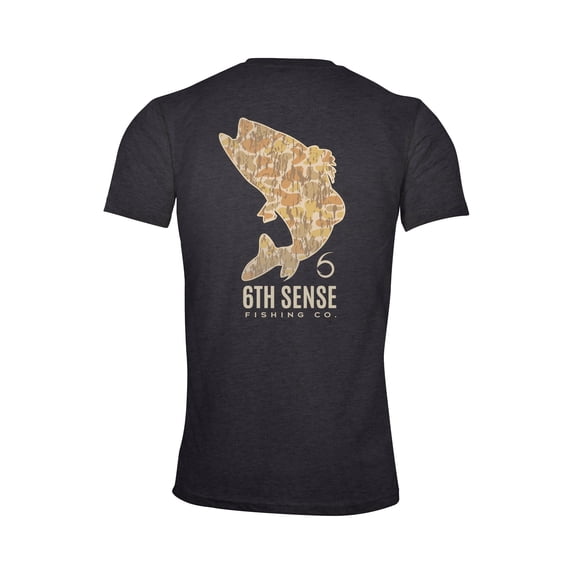 6th Sense Hunting Giants Long Sleeve Graphic T Shirt, Athletic Fit Crew Neck Tee, Soft Cotton Poly Blend