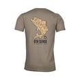 thumbnail image 1 of 6th Sense Hunting Giants Long Sleeve Graphic T Shirt, Athletic Fit Crew Neck Tee, Soft Cotton Poly Blend, 1 of 2