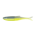 thumbnail image 1 of 6th Sense – Jigsaw Minnow 4.8 Soft Plastic Swimbait Trailer for Vibrating Jigs, Ribbed Paddle Tail Bass Fishing Bait, 1 of 6