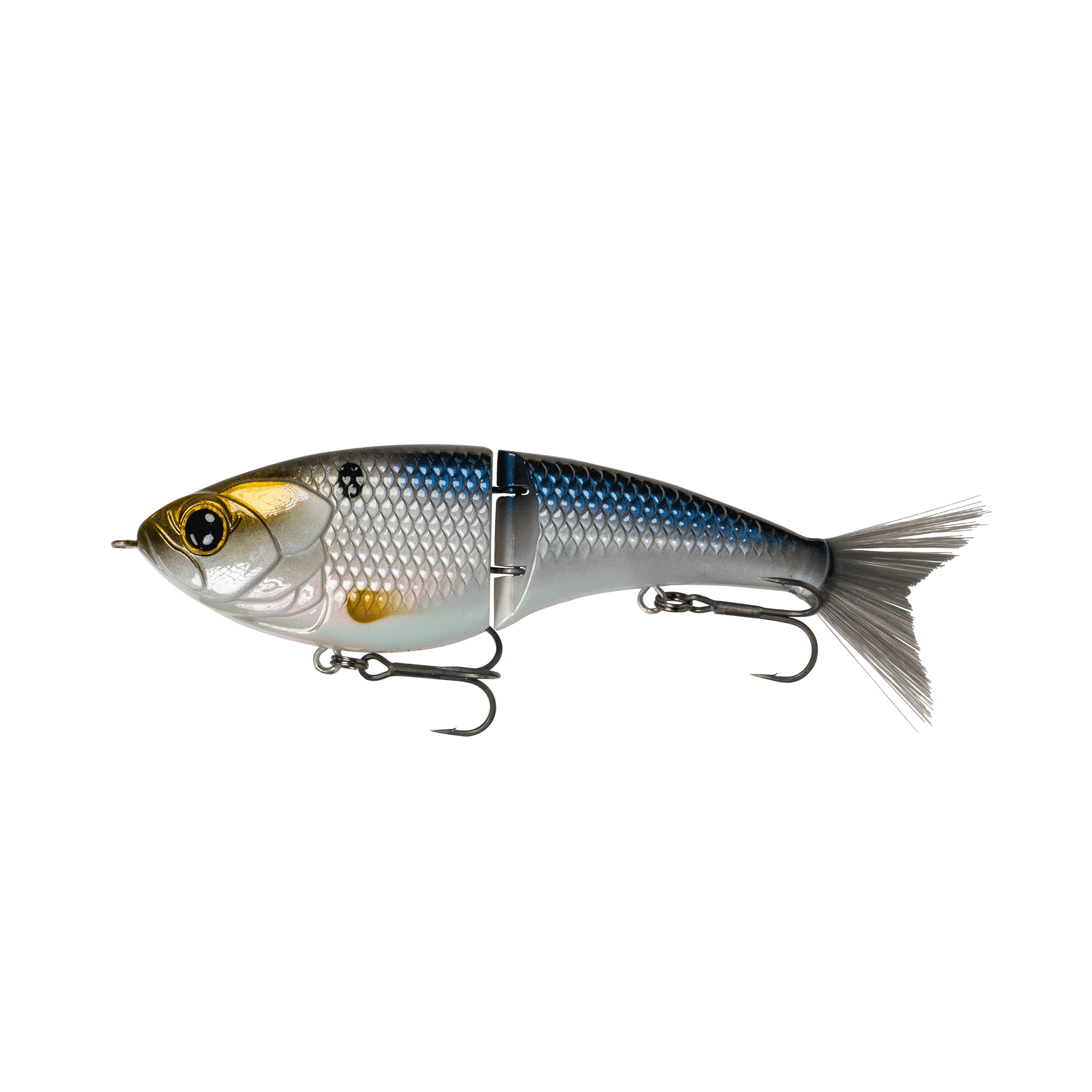 6th Sense – Judo 130 Swimbait Bass Fishing Lure, Single Jointed Hard Bait with Slow Sink and Brush Tail
