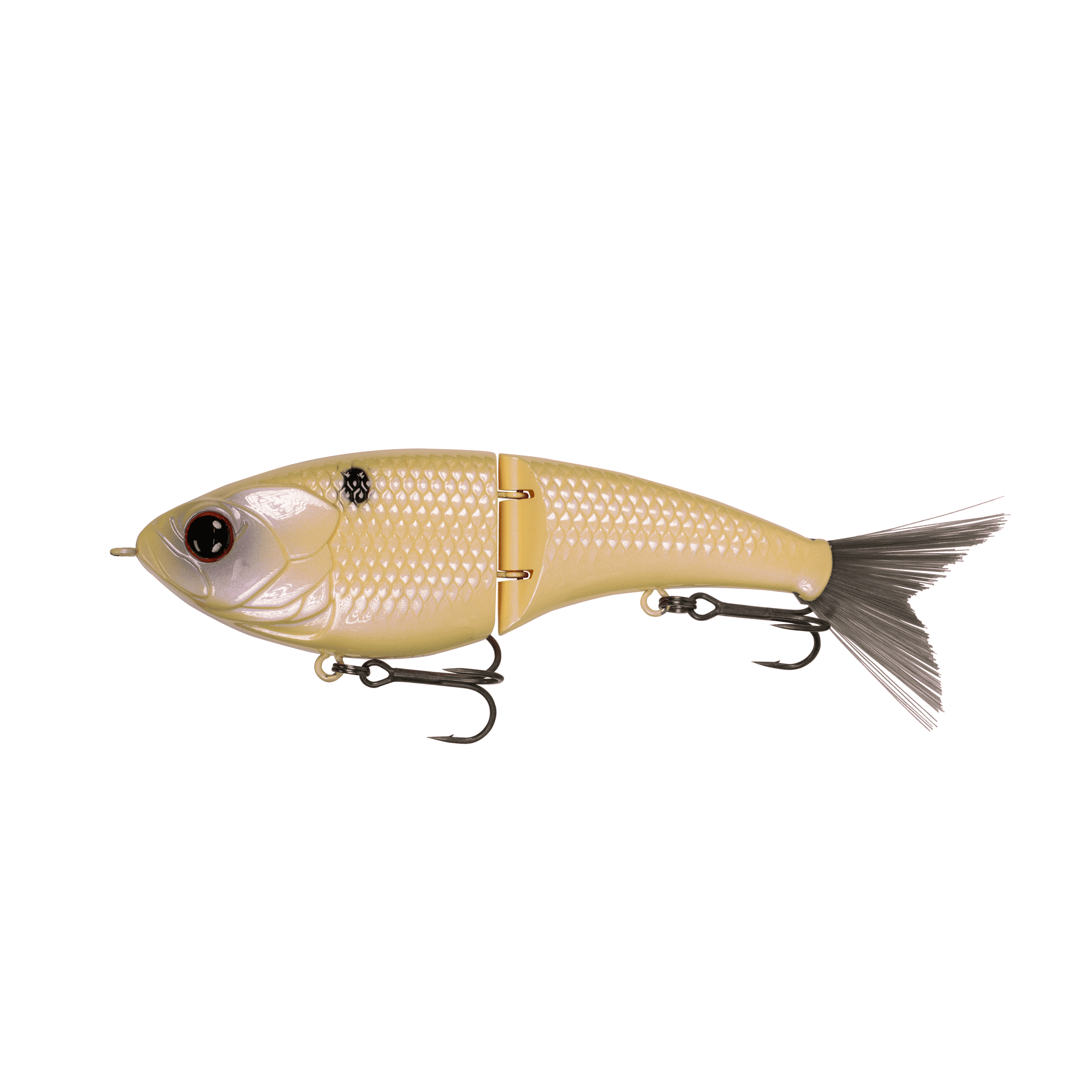 6th Sense – Judo 130 Swimbait Bass Fishing Lure, Single Jointed Hard Bait with Slow Sink and Brush Tail