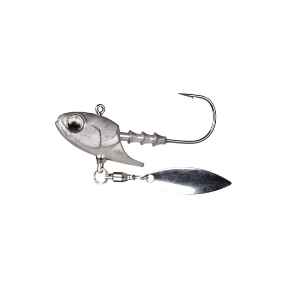 6th Sense – Juggle Spin Head Jig Head with Underspin Blade for Vertical Finesse Fishing and Suspended Fish