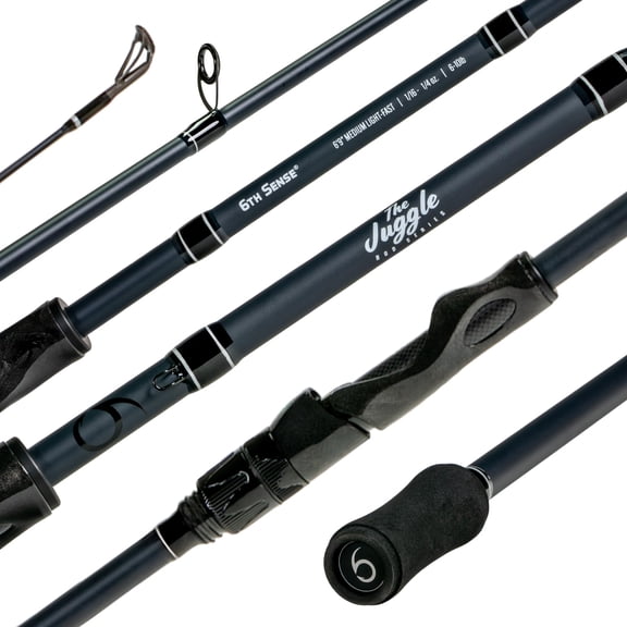 6th Sense – Juggle Spinning Rod Series – Bass Fishing Rods – NanoSense Graphite – Finesse to All-Around Applications