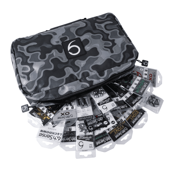 6th Sense – Loaded Terminal Binder Bundle – Organized Terminal Tackle Kit with Hooks, Weights, and Rigging Essentials