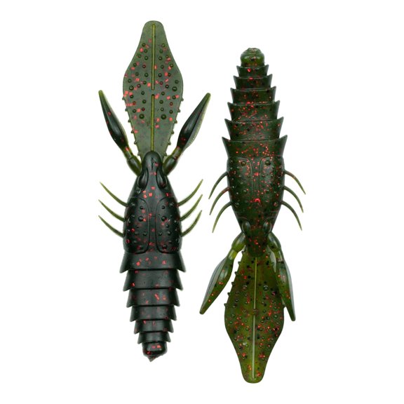 6th Sense Prawn 4.2 in Soft Plastic Flipping Bait Compact Craw Profile 8 Pack Made in USA