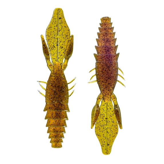 6th Sense Prawn 4.2 in Soft Plastic Flipping Bait Compact Craw Profile 8 Pack Made in USA