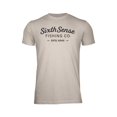 thumbnail image 1 of 6th Sense Retro Series Graphic T Shirt, Athletic Fit Crew Neck Tee, Soft Cotton Poly Blend, 1 of 1