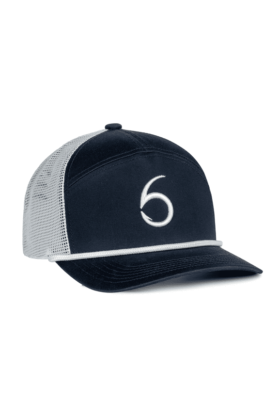The Seven Hat, Embroidered 6 Fishing Hat, Adjustable Outdoor Cap