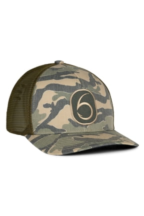 The WaterWood Hat, Stamped 6 Fishing Hat, Adjustable Outdoor Cap