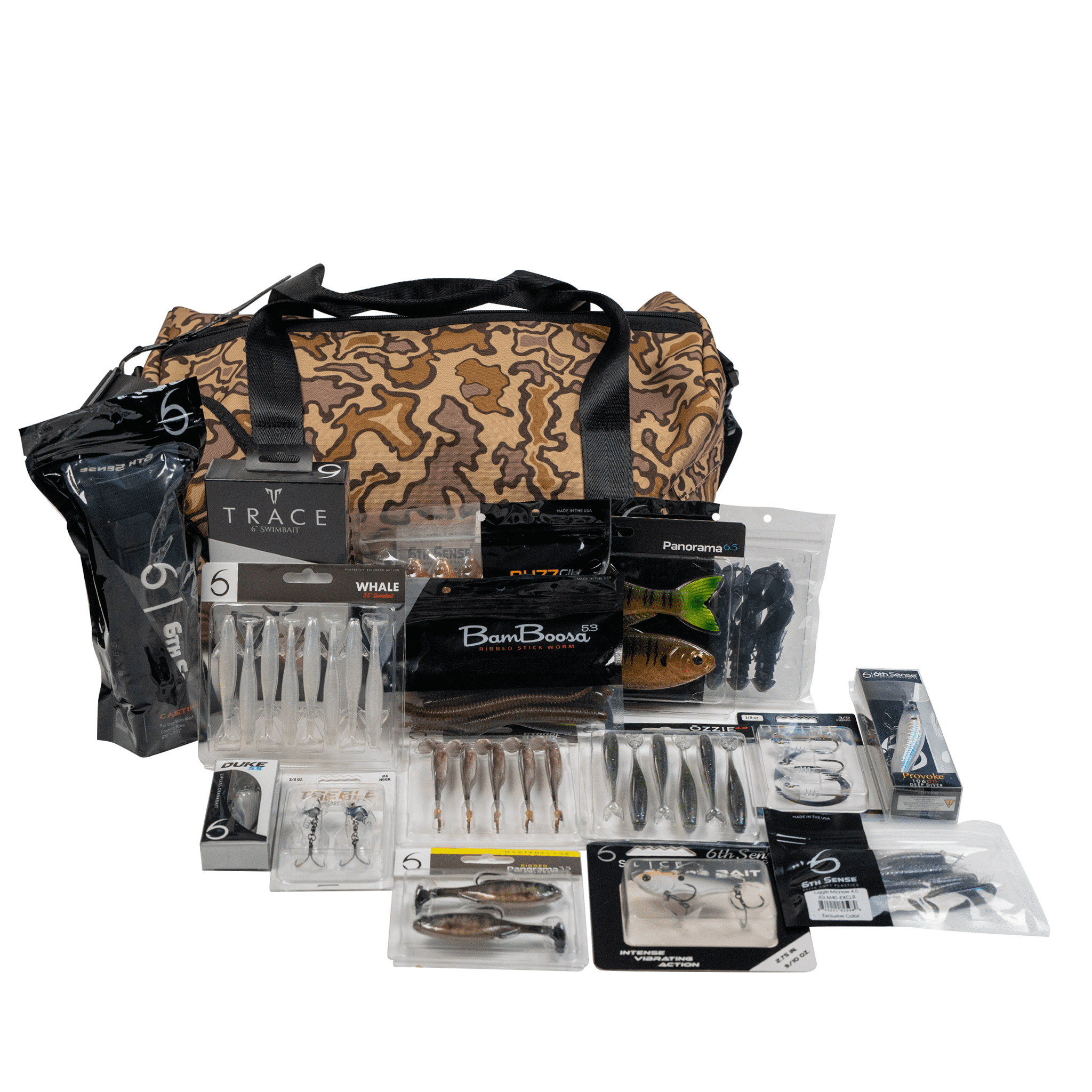 6th Sense – Recon Bundle – Compact Fishing Bundle with Proven Lures and Tackle for Scouting Water and Quick Trips