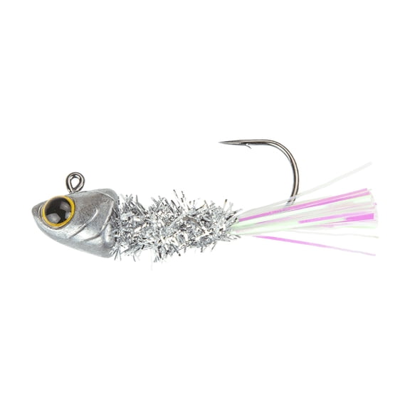 6th Sense Spangle Tinsel Jig Crappie Fishing Lure, Flash Tinsel Design