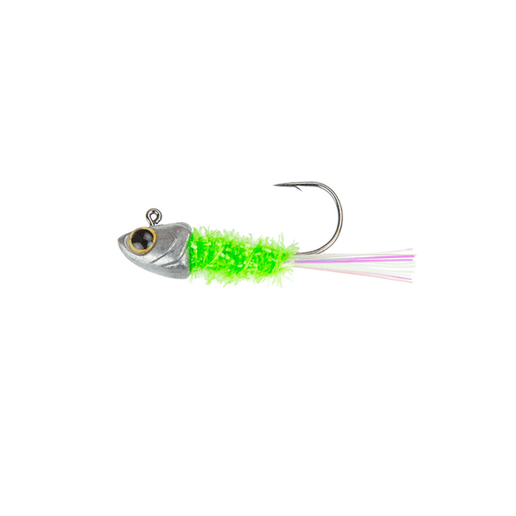 6th Sense – Spangle Tinsel Jig Crappie Fishing Lure, Flash Tinsel Design