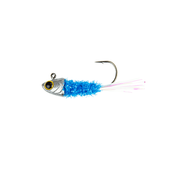 6th Sense – Spangle Tinsel Jig Crappie Fishing Lure, Flash Tinsel Design