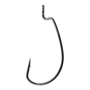 6th Sense – STOUT Widegap Worm Hooks with Dual-Angle Hook Point, Forged Heavy-Duty Bass Fishing Hooks (5 Pack)