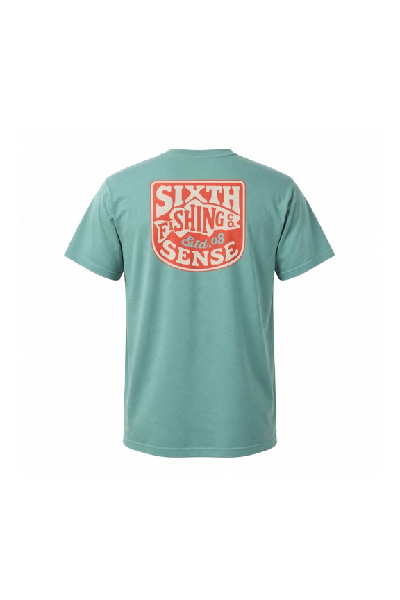 Summit Shield Graphic T-Shirt for Men, Soft Cotton-Poly Blend Crew Neck Tee, Athletic Modern Fit
