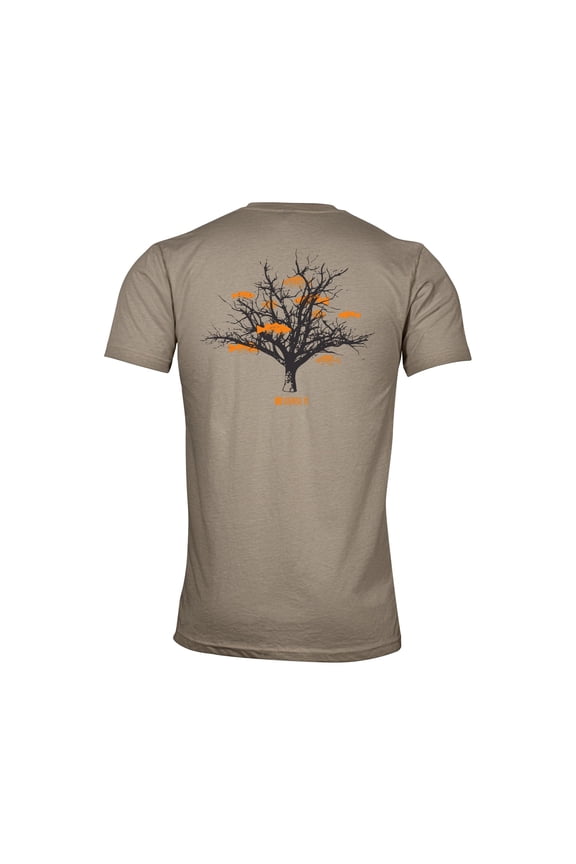 Brush Bite Graphic T Shirt, Athletic Fit Crew Neck Tee, Soft Cotton Poly Blend