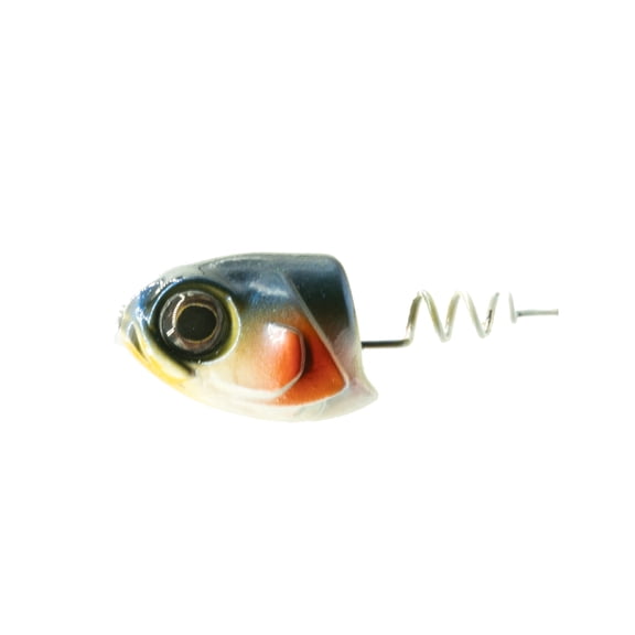 6th Sense Treble Head Line–Thru Jig Head for Swimbaits, Screw Lock Line Through Design for Treble Hooks
