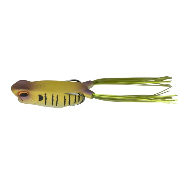 6th Sense Vega Frog Topwater Frog Bass Fishing Lure Walk Skip Spit and Pop Action with 5/0 Braid Hook