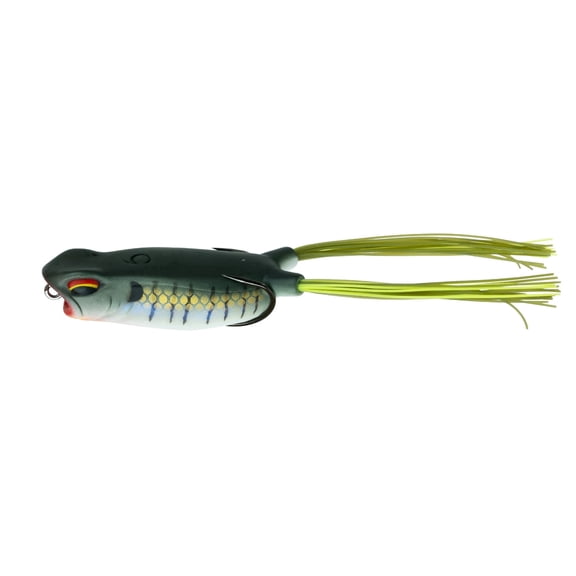 6th Sense Vega Frog Topwater Frog Bass Fishing Lure Walk Skip Spit and Pop Action with 5/0 Braid Hook