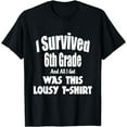 thumbnail image 1 of 6th Sixth Grade Graduation Shirt Boy Girl Graduate Education, 1 of 4