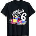 thumbnail image 1 of 6th Train Birthday Party Choo Choo I'm 6 Six Years Old Boys T-Shirt, 1 of 4
