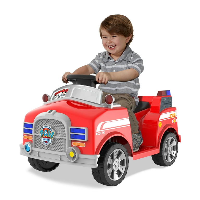 6v paw patrol marshall fire truck discount