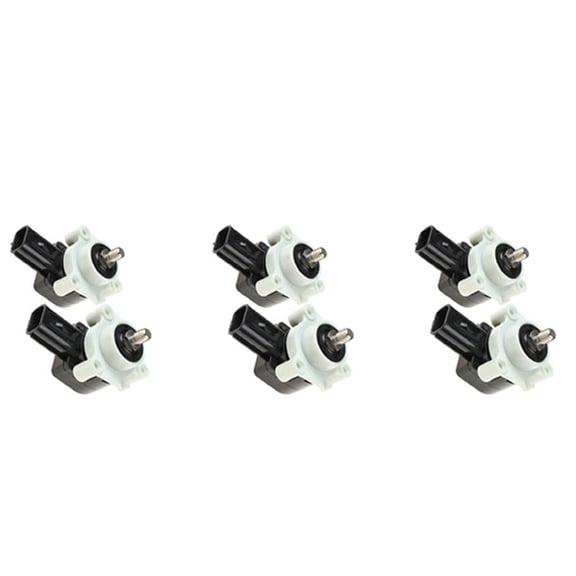 6x 8651A064 8651A065 8651A047 Front Rear Height Level Sensor for Montero 4 IV 2007-2016,6 x Height Level Sensor,Black
