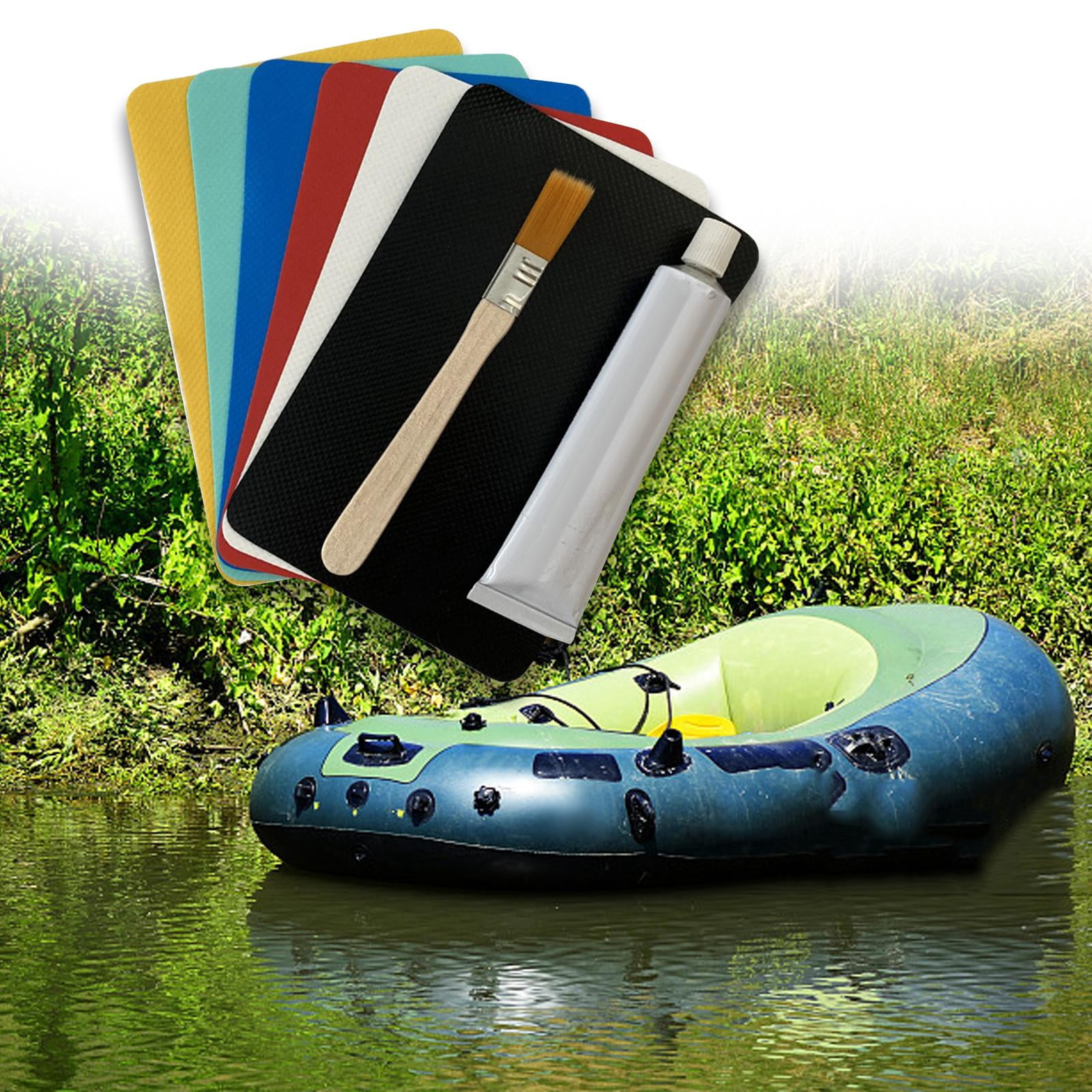 6x Boat Repair Patch Lightweight Kayak Patches 10cmx15cm Leakproof Raft ...