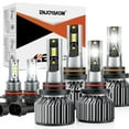 thumbnail image 1 of 6x For Chevy Avalanche 1500 2002-2006 12000 Lumens 6000K White Combo High Low Beam Fog Light Replace, 9006 9006 LED Headlight Bulbs Kit & 9145 Fog Lamp, 1 of 17