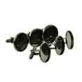 thumbnail image 1 of 6x DIY Men's Cufflinks Jewelry Making -Black, 1 of 7